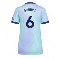 Echipament fotbal Arsenal Gabriel Magalhaes #6 Tricou Treilea 2024-25 pentru femei maneca scurta